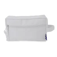 Neceser de RPET Bubo con dos compartimentos de poliéster reciclado (RPET) 210D, vista lateral