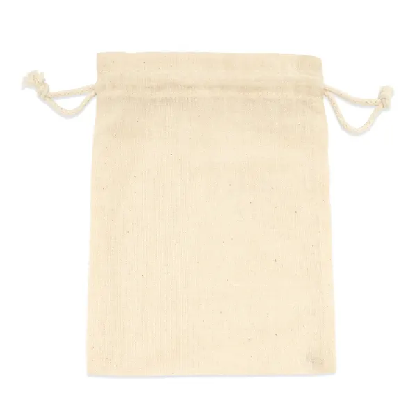 Bolsa de cuerdas algodón Ardea 105 g en crudo de 100% algodón 105 g/m², vista frontal