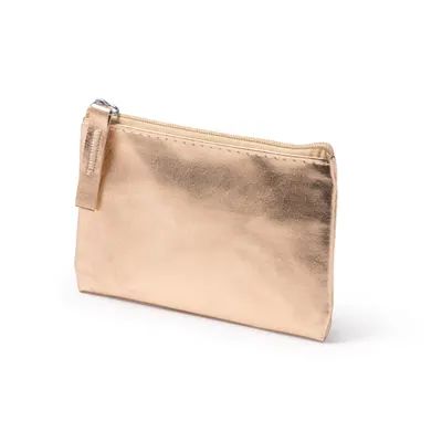 Monedero de PU brillante con cremallera personalizable