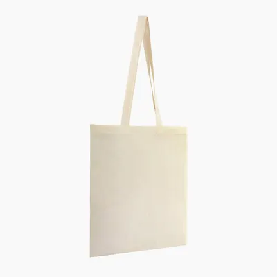 Bolsa algodón 140 g asas largas personalizable