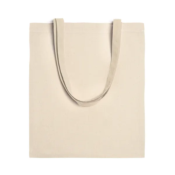 Bolsa de algodón Hill 140 g asas largas en crudo de 100% algodón, 140 g/m², vista frontal