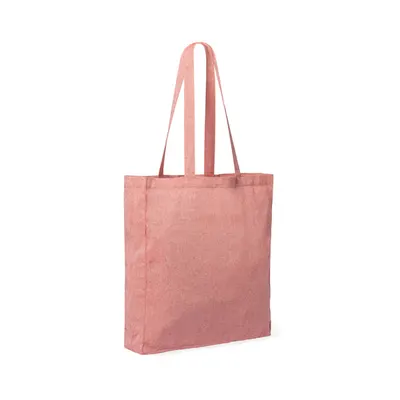Bolsa algodón reciclado 140 g asas largas personalizable