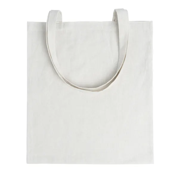 Bolsa de poliéster Miso 180 g para sublimación en beige de polyester de 180 g/m², vista frontal