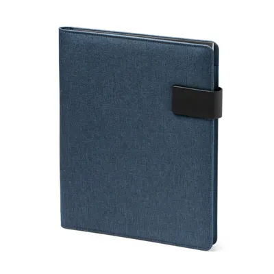 Carpeta A4 de RPET Samar cierre magnético con bloc personalizable