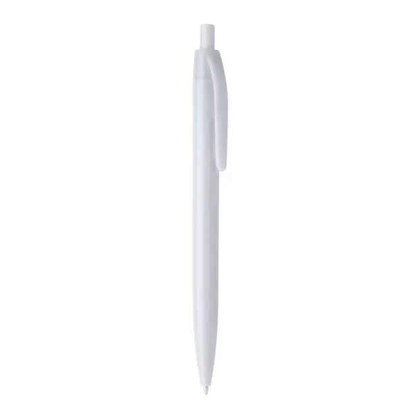 Bolígrafo de ABS Stix de pulsador en blanco de ABS, vista frontal
