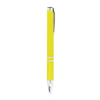 Bolígrafo fibra de trigo plateado jumbo Hayedo de fibra de trigo y ABS, vista lateral