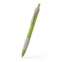 Bolígrafo fibra de trigo empuñadura cómoda Hana de pulsador de fibra de trigo y ABS, vista frontal