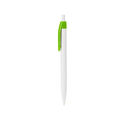 Bolígrafo de ABS Hindres con clip de color personalizable
