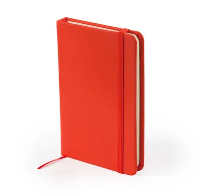 Libreta A6 tapa rígida de polipiel Coral personalizable