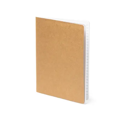 Libreta A5 cartón reciclado lomo cosido personalizable