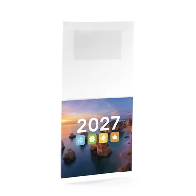 Calendario imantado Glen con hojas removibles personalizable