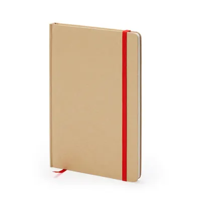 Libreta A5 cartón reciclado 100 hojas lisas personalizable