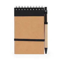 Libreta espiral de cartón reciclado Lien 70 hojas de cartón reciclado, detalle 2