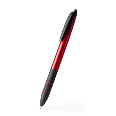 Bolígrafo 3 tintas ABS puntero táctil personalizable