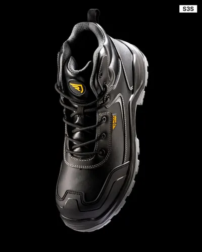 Bota laboral de piel de serraje con puntera personalizable