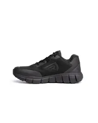 Calzado de trabajo deportivo transpirable Basalt de tejido de punto negro con TPU negro, detalle 1