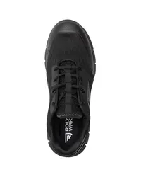 Calzado de trabajo deportivo transpirable Basalt de tejido de punto negro con TPU negro, detalle 4