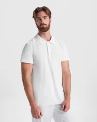 Polo de trabajo algodón piqué Rover 200 g tapeta velcro de 100% algodón, piqué, vista frontal