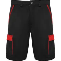 Bermuda multibolsillos detalles Tahoe a contraste 250 g de 65% poliéster / 33% algodón / 2% elastano, vista lateral