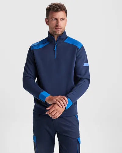 Sudadera de trabajo media cremallera 280 g personalizable