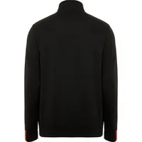Sudadera de trabajo media cremallera Maverick 280 g de 50% algodón / 50% poliéster, felpa perchada, detalle 1