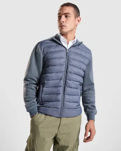 Chaqueta combinada acolchada y felpa 550 g personalizable