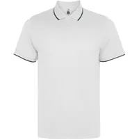 Polo técnico de poliéster Sian waffle 200 g unisex de 100% poliéster waffle, 200 g/m², vista lateral