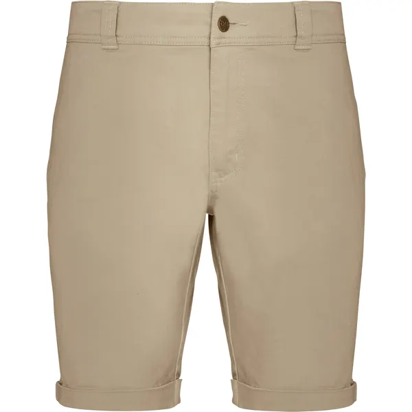 Bermuda stretch de algodón Ringo 290 g en arena oscuro de 97% algodón / 3% elastano, 290 g/m², vista frontal