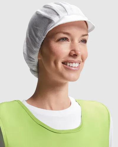 Gorro de cocina de rejilla Atala con visera personalizable