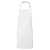 Delantal largo sarga reciclada Bost 250 g de 65% poliéster reciclado y 35% algodón, vista lateral
