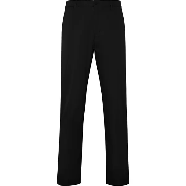 Pantalón chino de poliéster Beverly elastomultiéster 200 g en negro de 70% poliéster / 30% elastomultiéster, 200, vista frontal