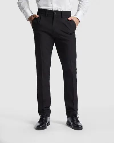 Pantalón de camarero Waiter con pinzas poliéster 190 g personalizable