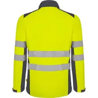 Softshell alta visibilidad bicolor Antares 3 capas de tres capas, detalle 1