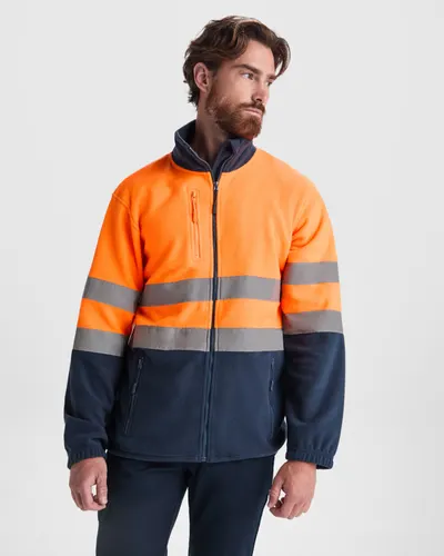 Chaqueta polar alta visibilidad 300 g personalizable