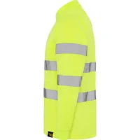 Polo alta visibilidad de piqué Polaris 170 g manga larga de 100% poliéster piqué, 170 g/m², detalle 2