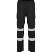 Pantalón visibilidad aumentada bolsillos Daily 240 g de 65% poliéster / 35% algodón, sarga de 240, vista lateral