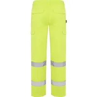 Pantalón alta visibilidad multibolsillos Alfa 235 g de 80% poliéster / 20% algodón, sarga de 235, detalle 1
