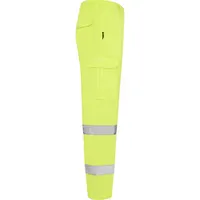 Pantalón alta visibilidad multibolsillos Alfa 235 g de 80% poliéster / 20% algodón, sarga de 235, detalle 3