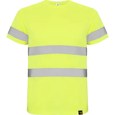 Camiseta alta visibilidad transpirable Delta 130 g personalizable