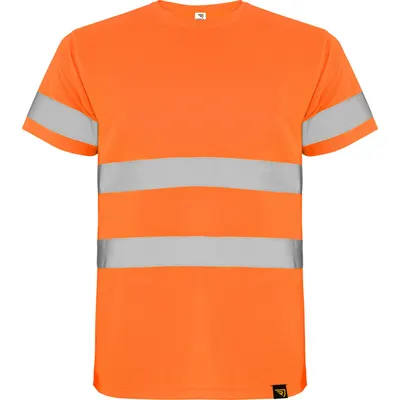 Camiseta alta visibilidad transpirable Delta 130 g personalizable