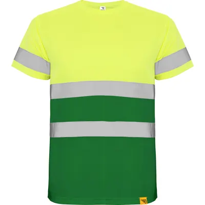 Camiseta alta visibilidad transpirable Delta 130 g personalizable