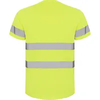 Camiseta alta visibilidad transpirable Delta 130 g de 100% poliéster bird´s eye, 130 g/m², detalle 1