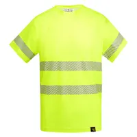 Camiseta alta visibilidad de algodón poliéster Tauri 170 g de 55% algodón y 45% poliéster, 170 g/m², vista lateral