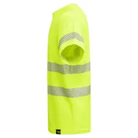 Camiseta alta visibilidad de algodón poliéster Tauri 170 g de 55% algodón y 45% poliéster, 170 g/m², detalle 2