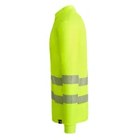 Polo alta visibilidad de algodón Atrio LS manga larga 170 g de 55% algodón y 45% poliéster, 170 g/m², detalle 2