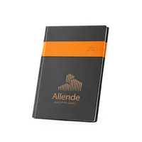 Agenda B5 de PU Allende semanal de polipiel, detalle 1