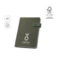 Agenda A5 de rPET Andresen diaria de rPET, vista frontal