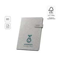 Agenda B5 de rPET Andresen semanal de rPET, vista frontal