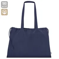 Bolsa de algodón orgánico Arona 180 g asas largas en colores de 100% algodón orgánico 180 grs, vista frontal