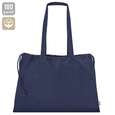 Bolsa de algodón orgánico Arona 180 g asas largas en colores personalizable